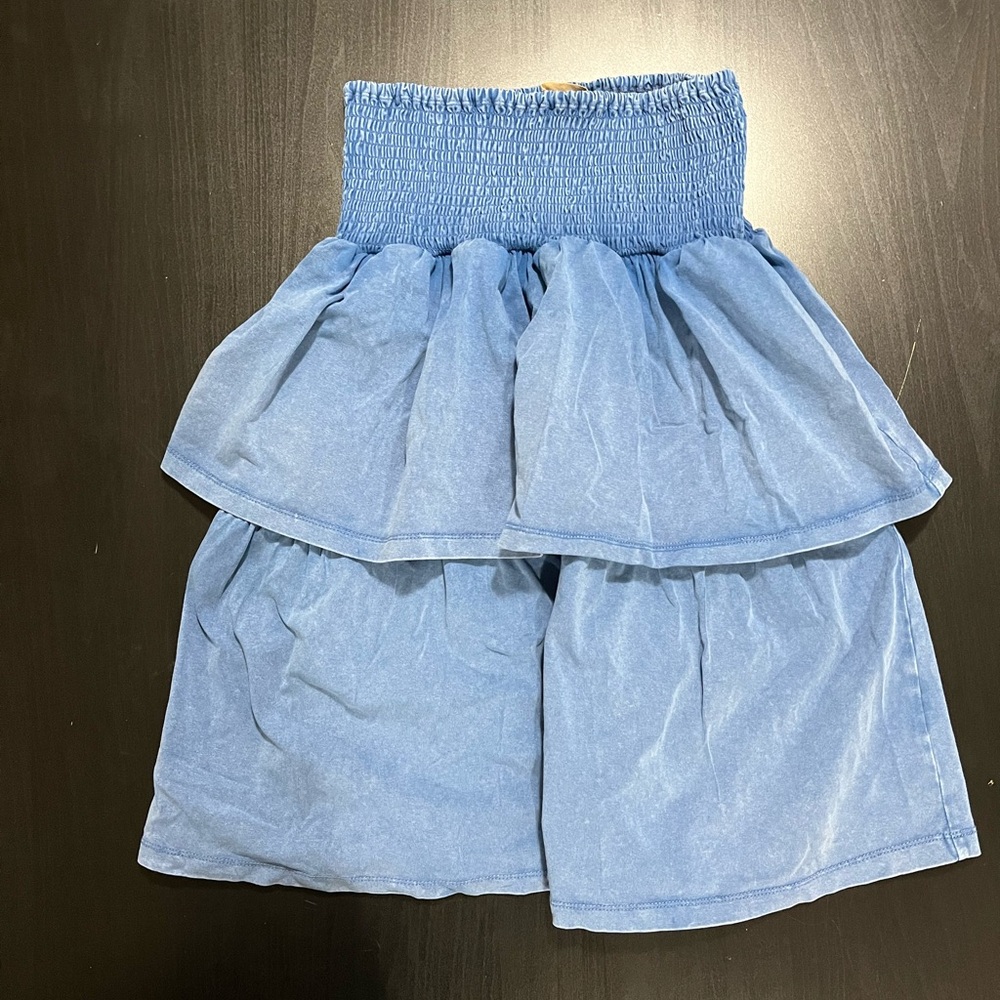 Blue Layered Skirt